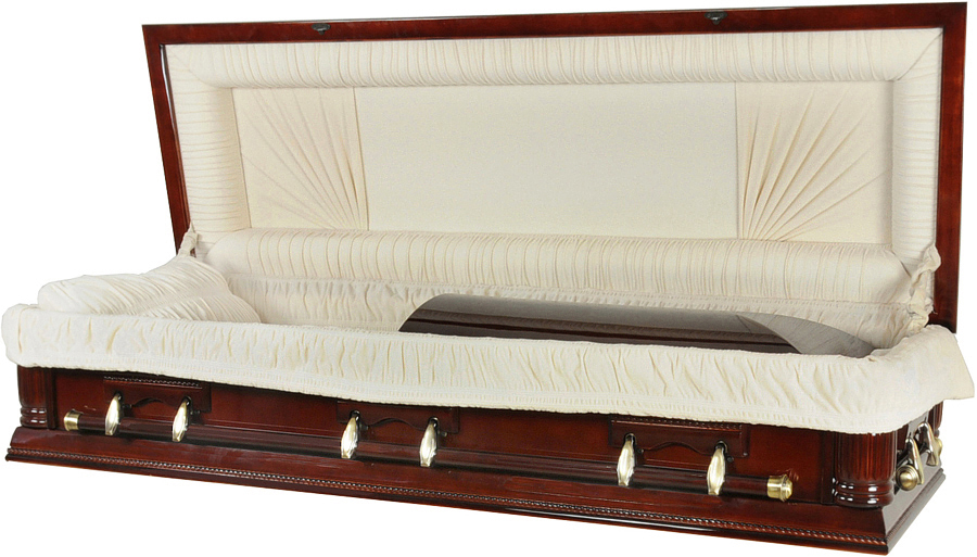 8721-FCX - Oversized Full Couch W/Foot Panel<br>Almond Velvet Interior<br>28
