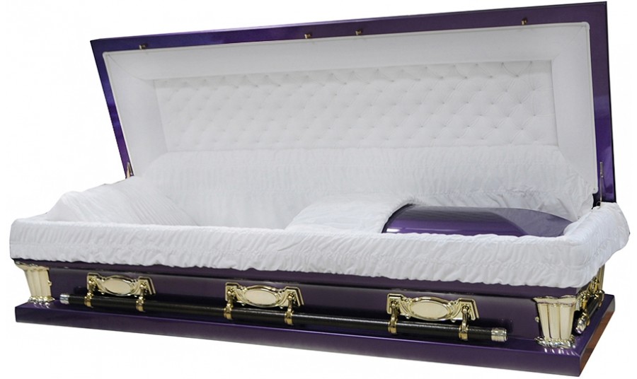 9442AFCX-29 - Full Couch Purple W/ Silver Accent- White Velvet, Gold Hardware Swing bar<br>28
