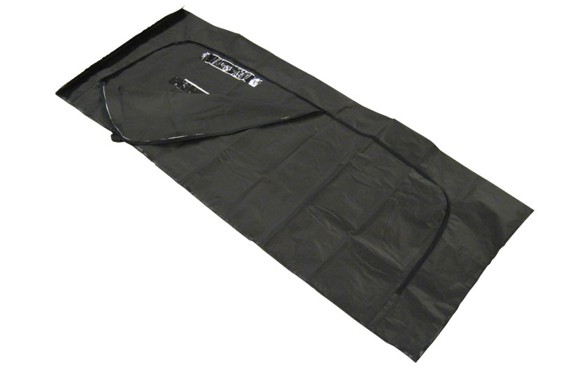 BB-355 - Black Heavy Duty Body Bag, 20mil<br>Vinyl, Padded, 5/box, Handles?, 38