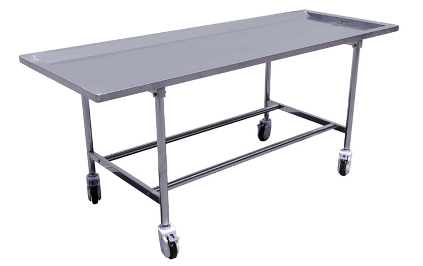 Embalming  Stationary Table, Stainless Steel <br>600 lb. Capacity, 6
