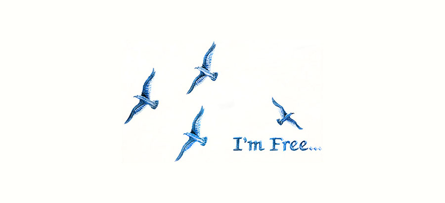698-A-I'm Free w/Birds Head Panel