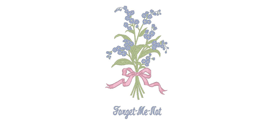 SP-605-Forget Me Not Head Panel