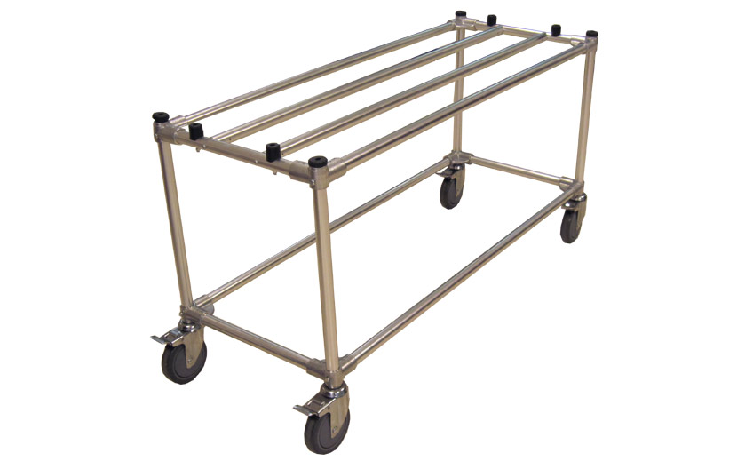 Aluminum Display Cart, 800# Capacity<br>Large 6